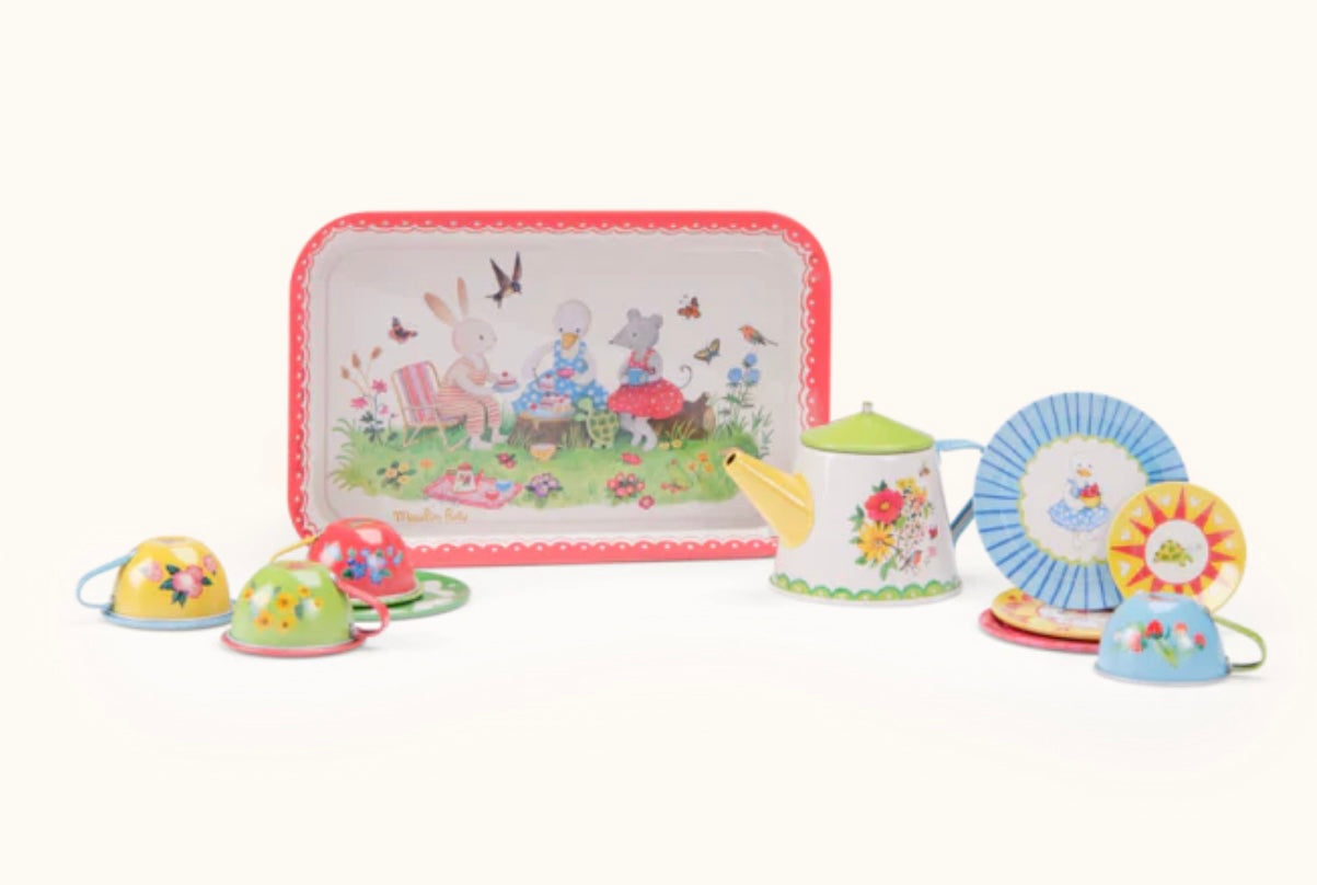 Metal Tea Set - The big family