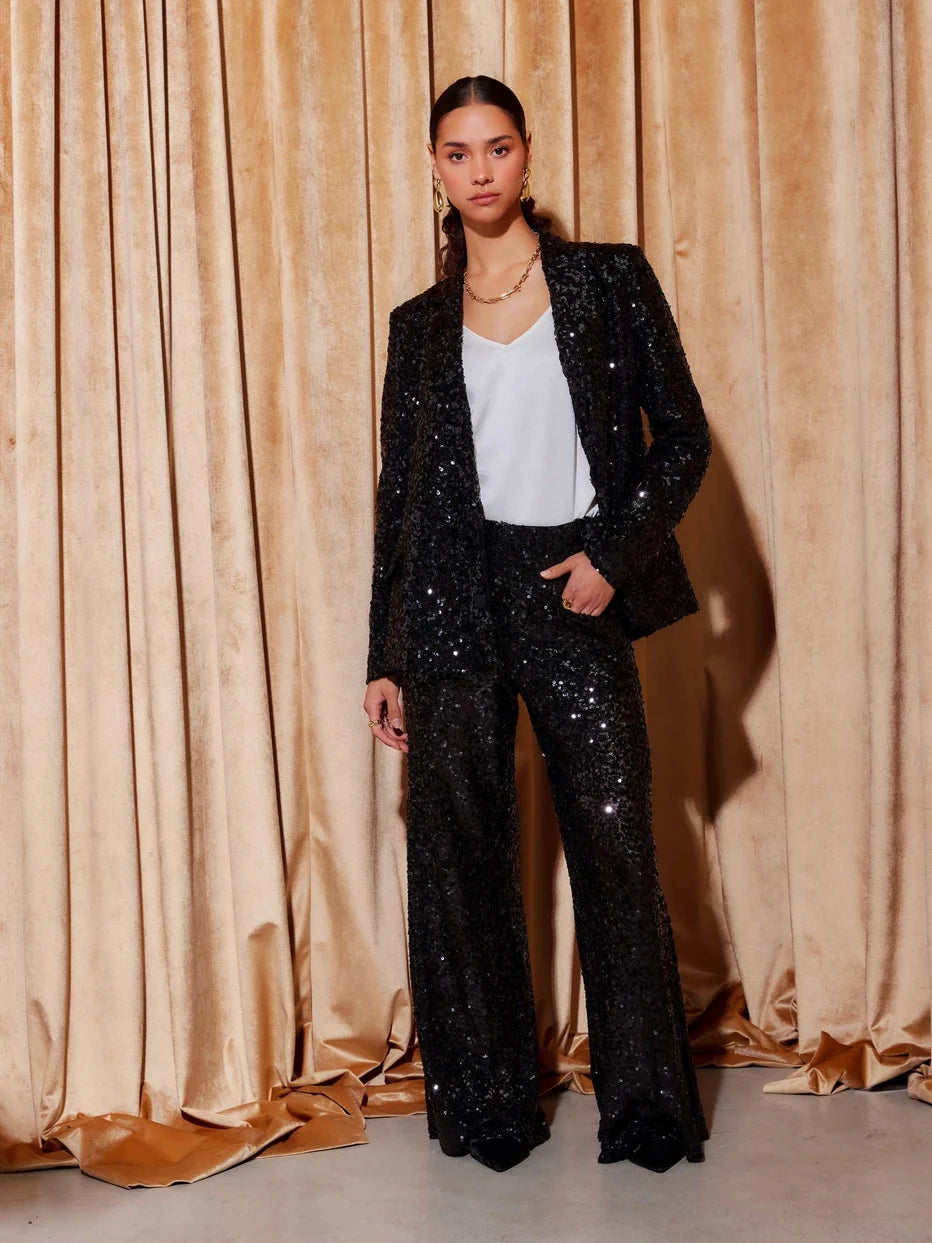 Poppy Pants Sparkling Black