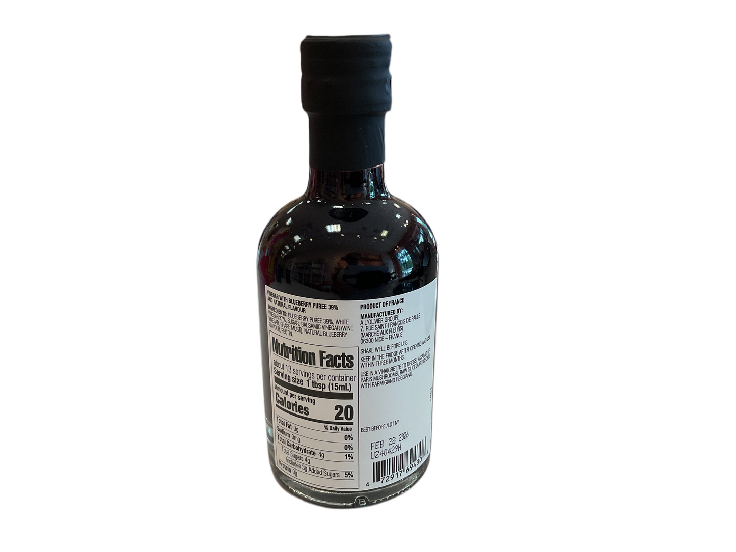 Vinegar Blueberry A l’Olivier