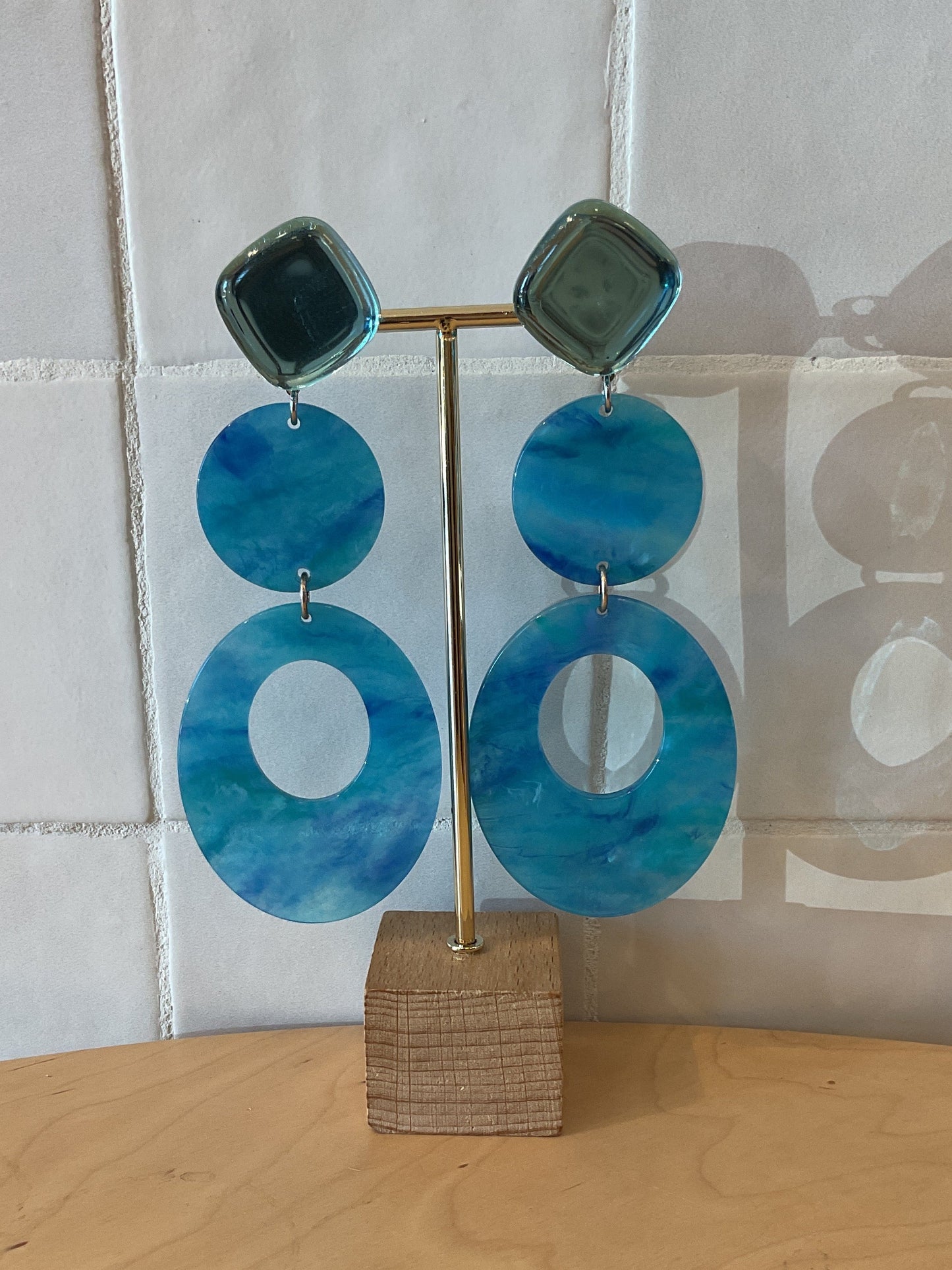 Lola Earrings Blue Turquoise