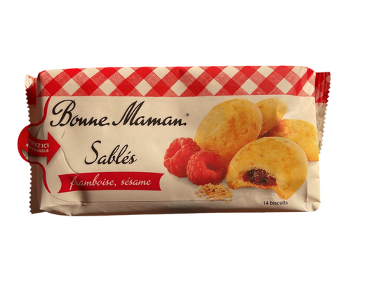 Raspberry Sablés Cookies Bonne Maman 150g