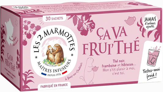 LES 2 MARMOTTES ÇA VA FRUI’THÉ - Organic Raspberry Black Tea