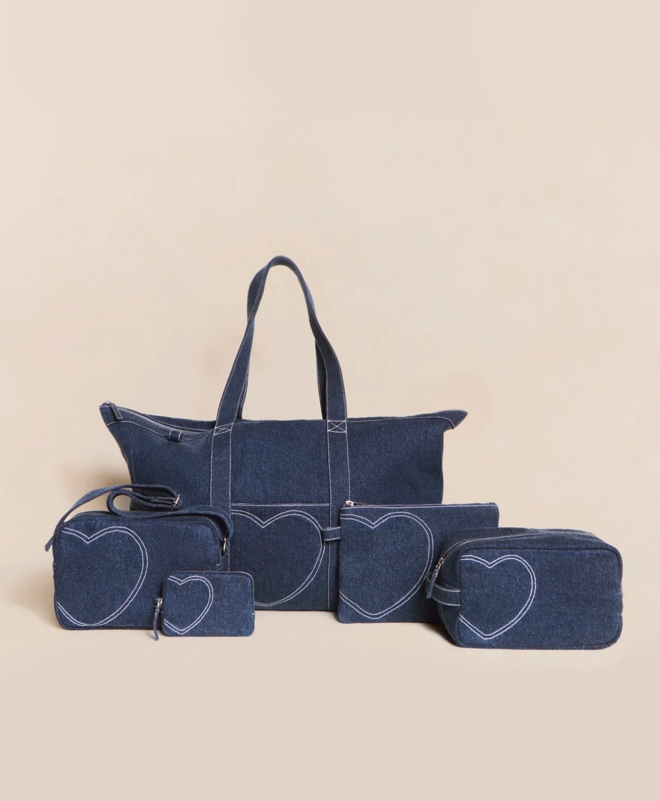 Extra-Large Tote Bag Denim Blue