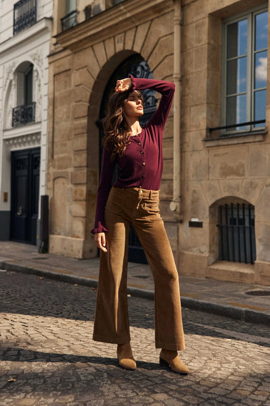 Sonny Pants Velvet Beige