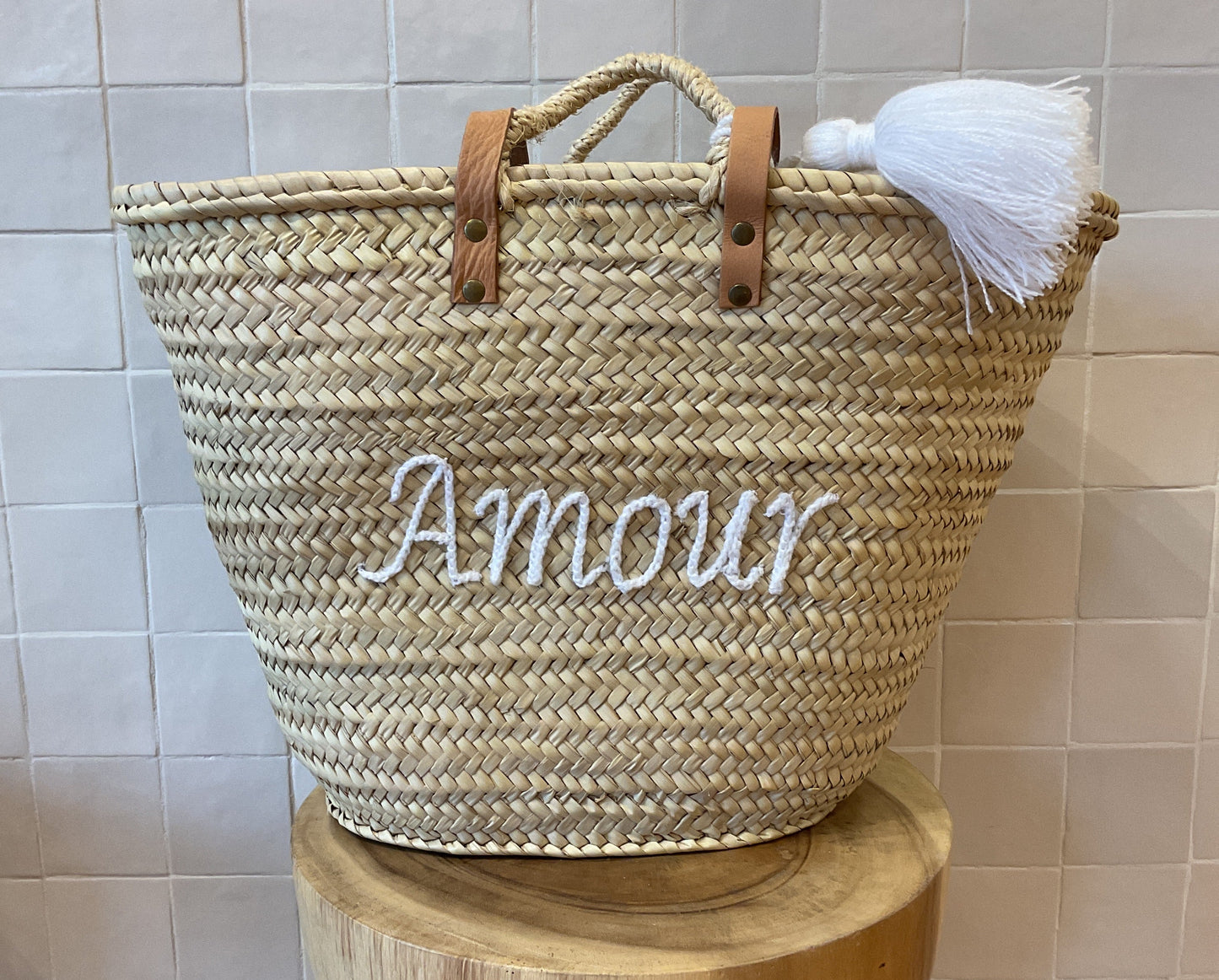 Moroccan Basket Bag Amour