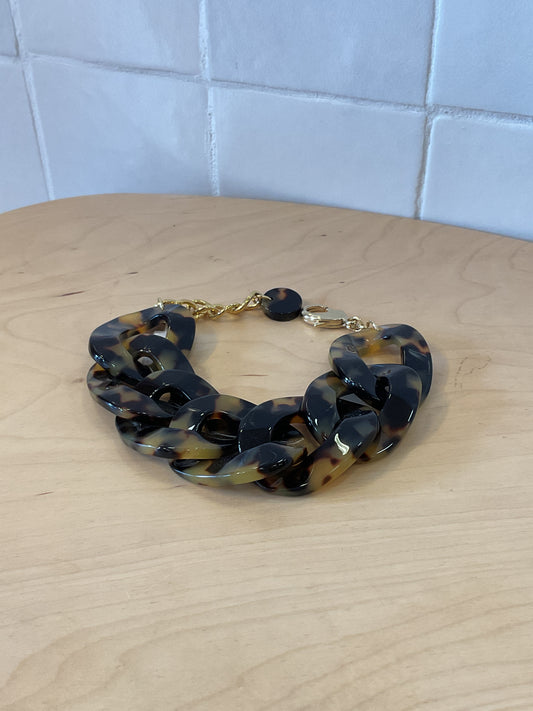 Tokyo maille Brown Bracelet