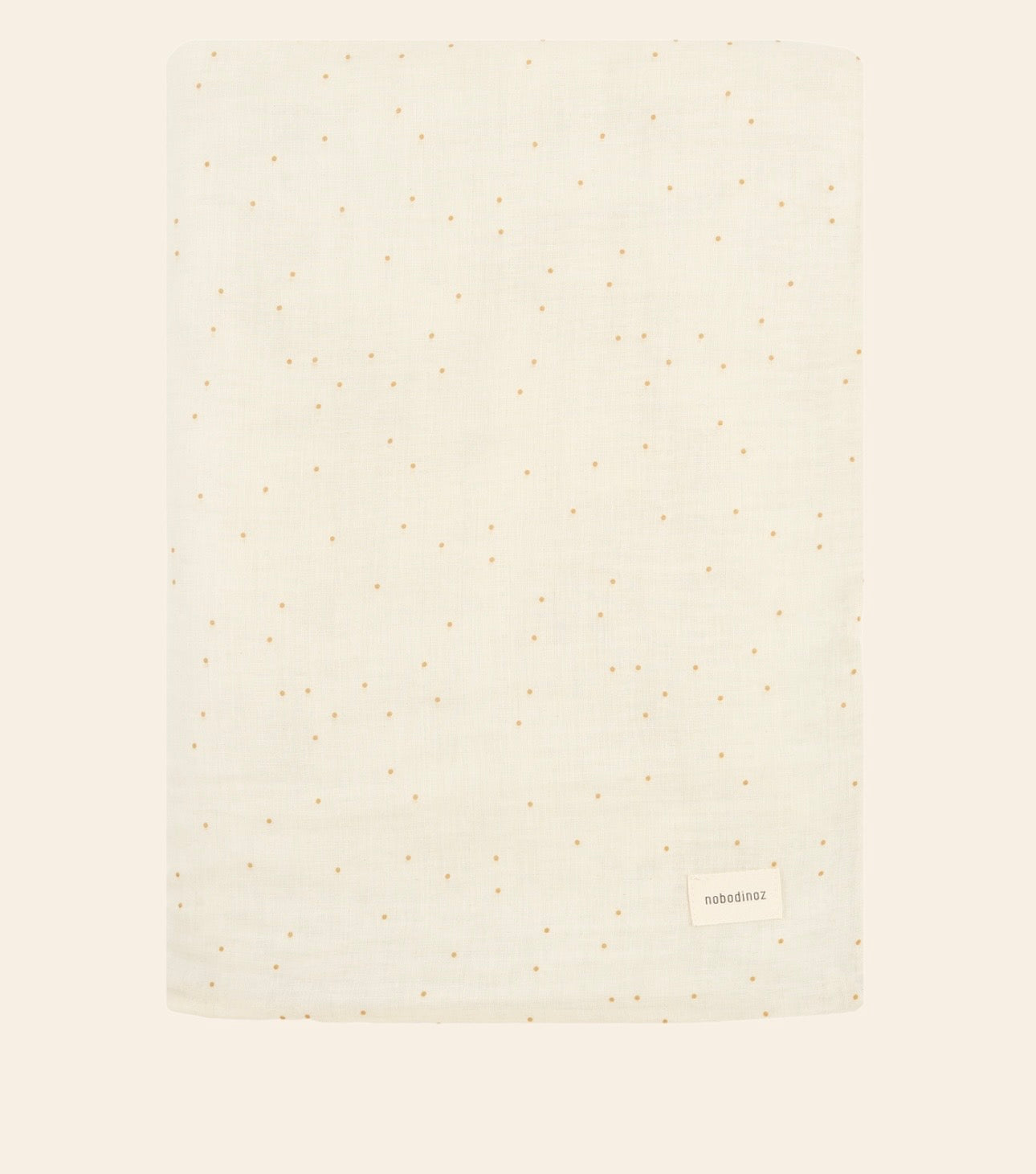 Wabi Sabi Baby blanket Washed double Muslin - Natural sweet dots