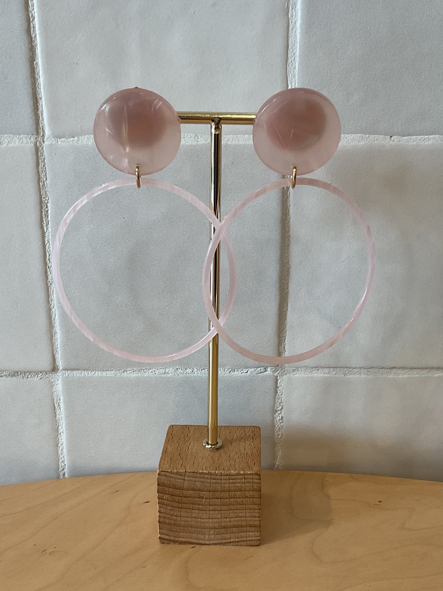 Lisa Earrings Pink