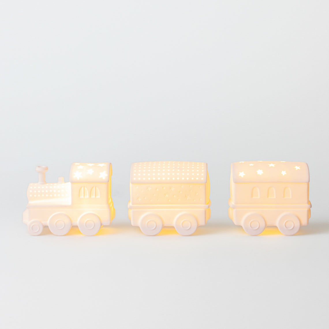 LED light train set porcelain