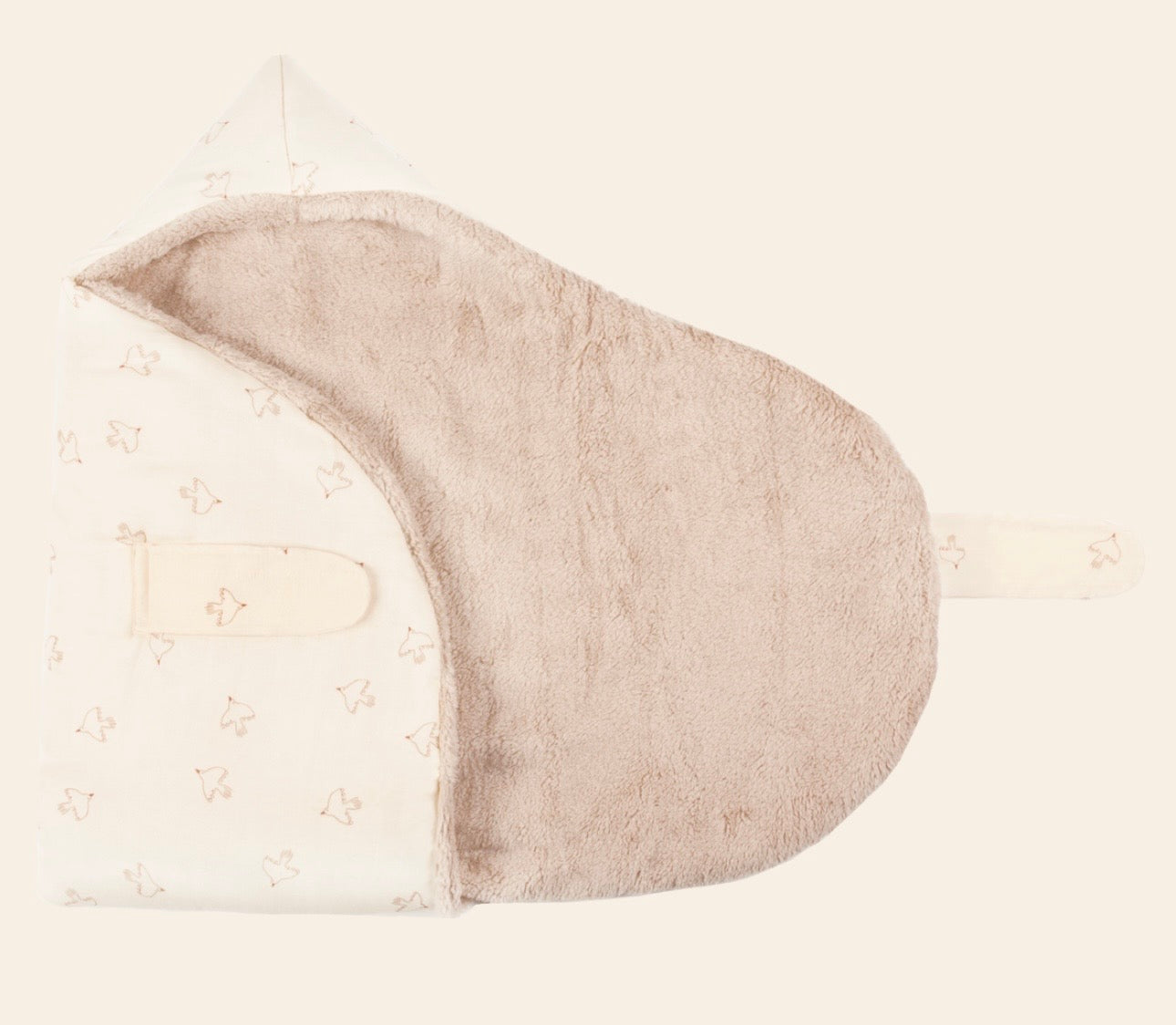 Baby Nest/Nid d’ange Wabi Sabi cozy (0-3M) - Brown Hoshi Birds