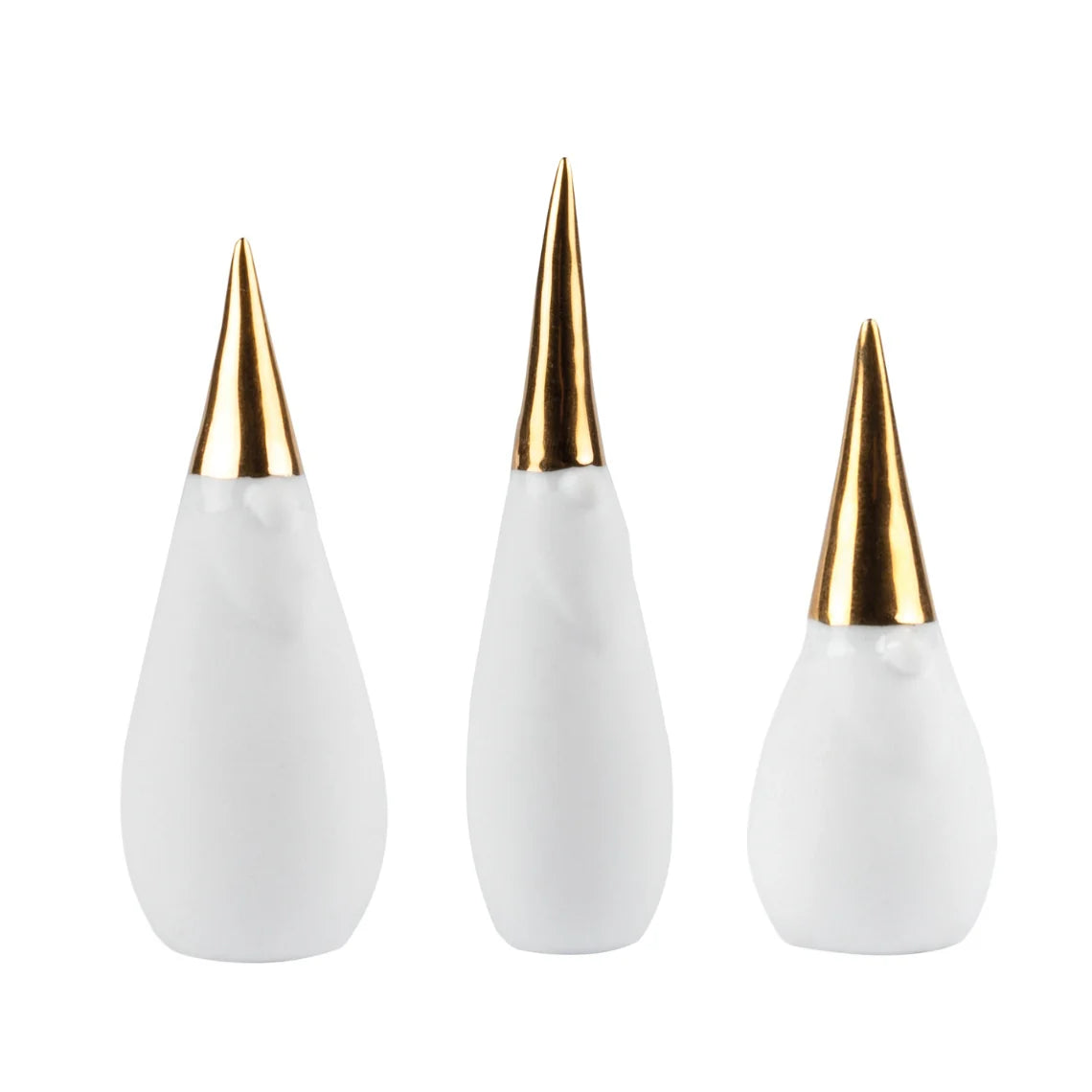 Porcelain Stories Santa Gnome - 3 Piece Set - R89840