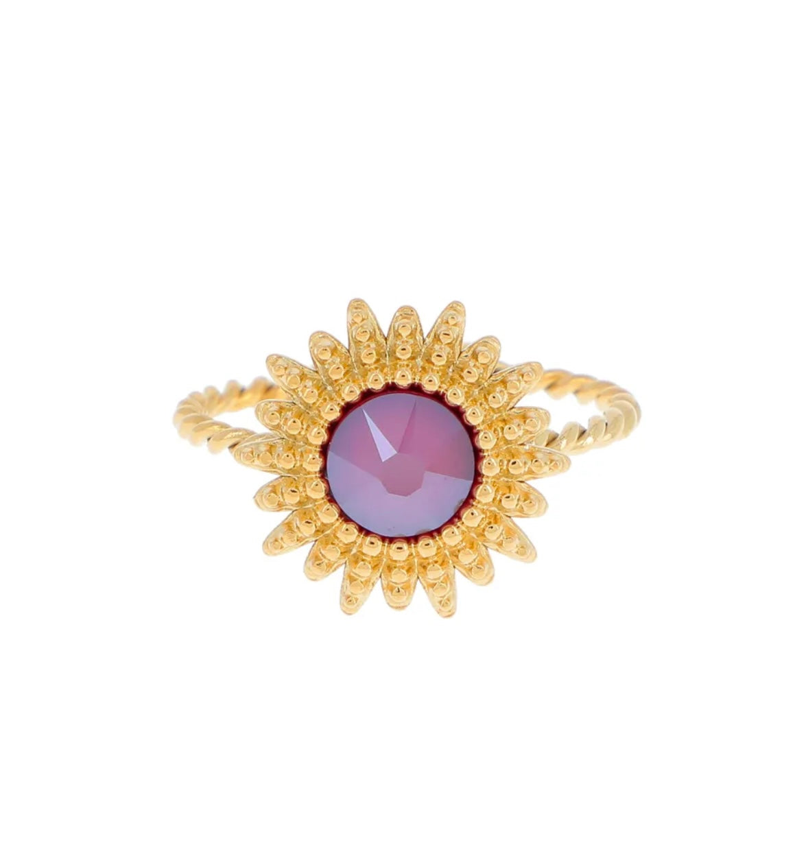 Dao Gold Ring Burgundy
