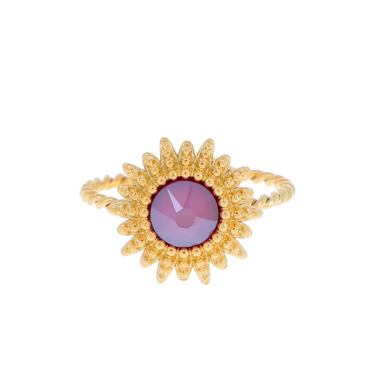Dao Gold Ring Burgundy