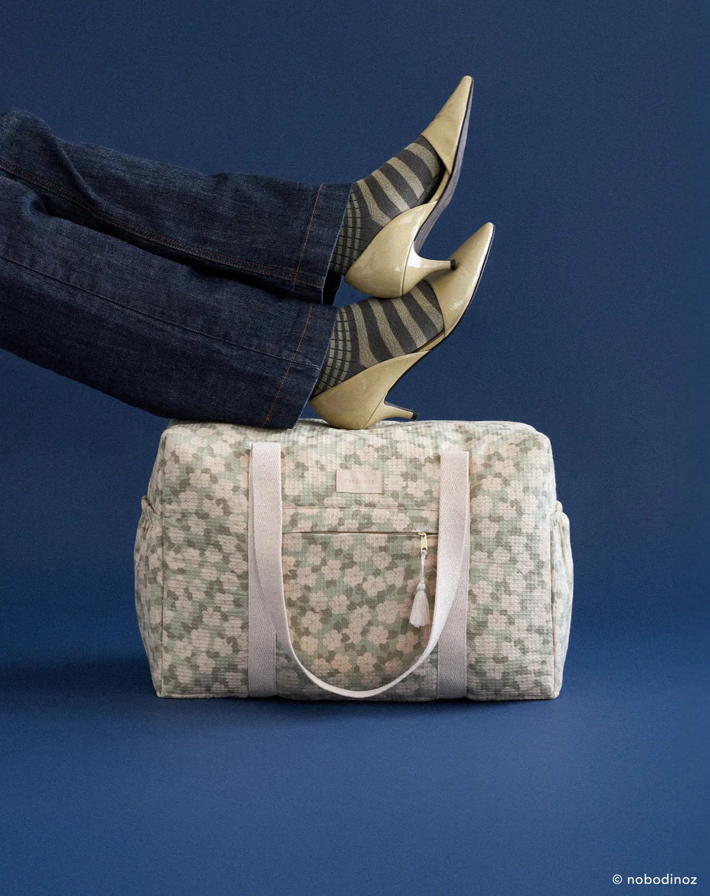 Waterproof maternity bag opera - Green Sakura