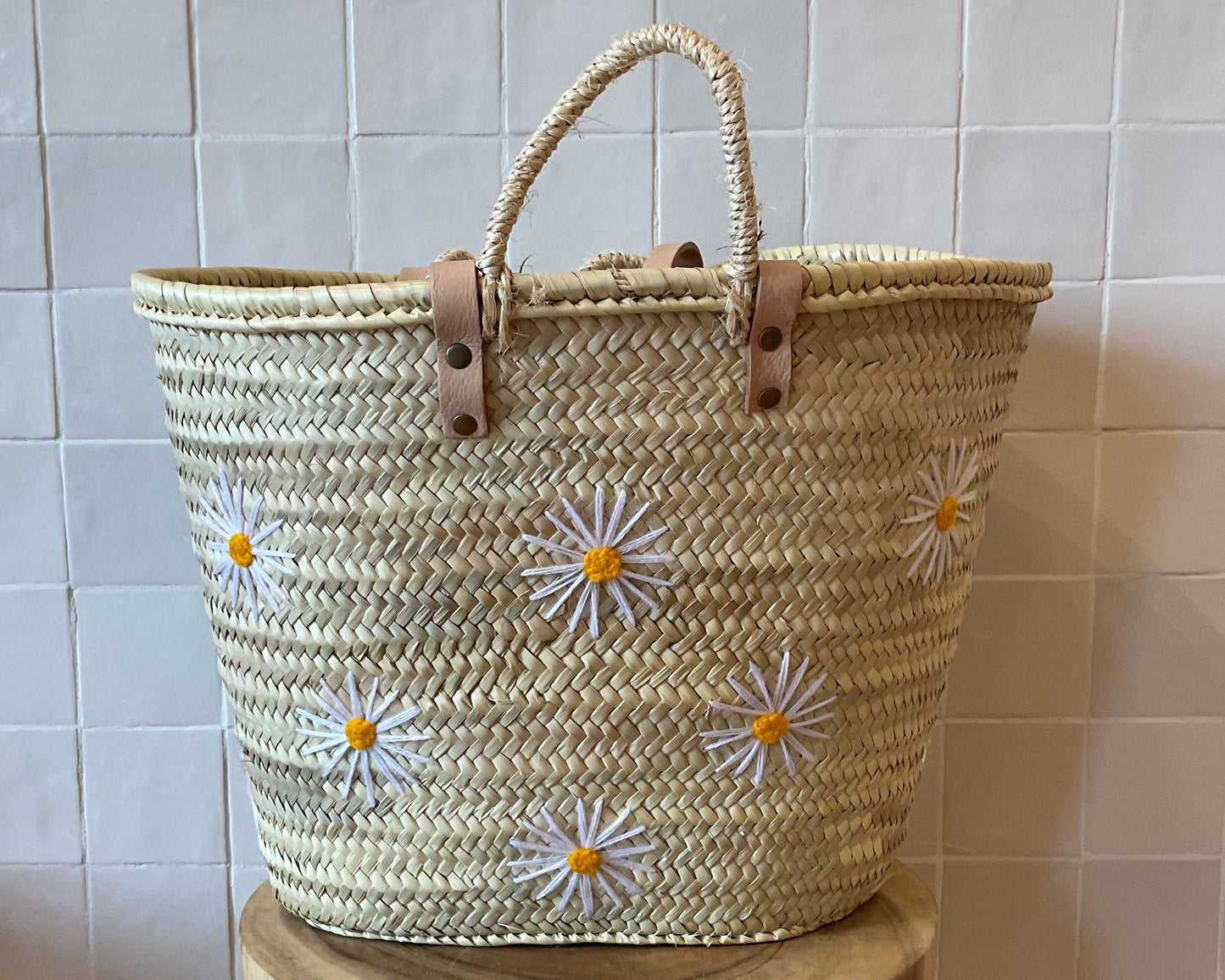 Moroccan Basket Market Daisy