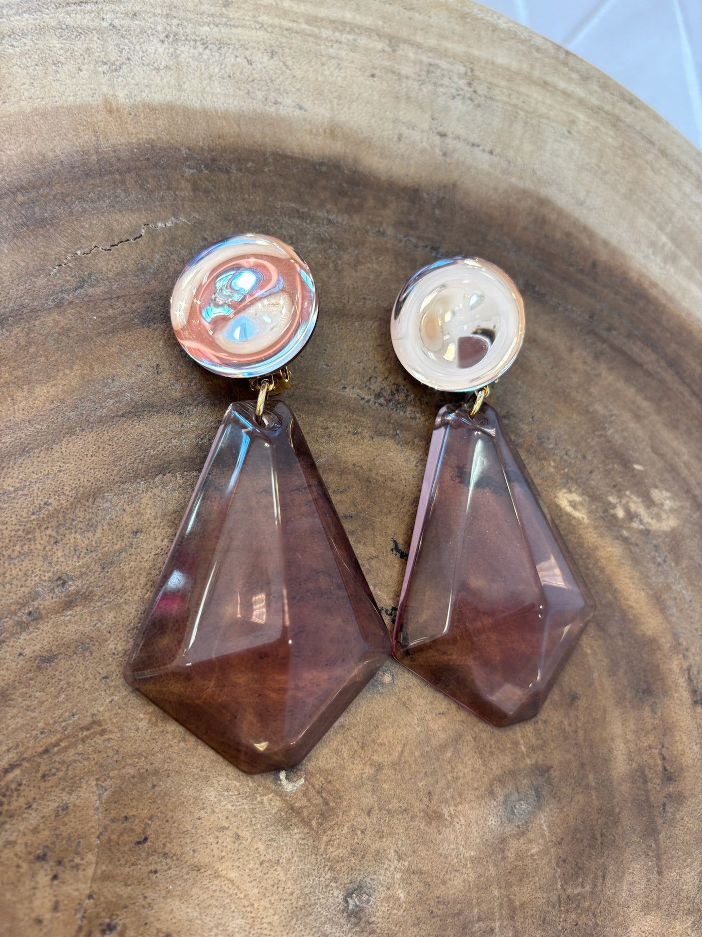 Pampilles earrings old pink