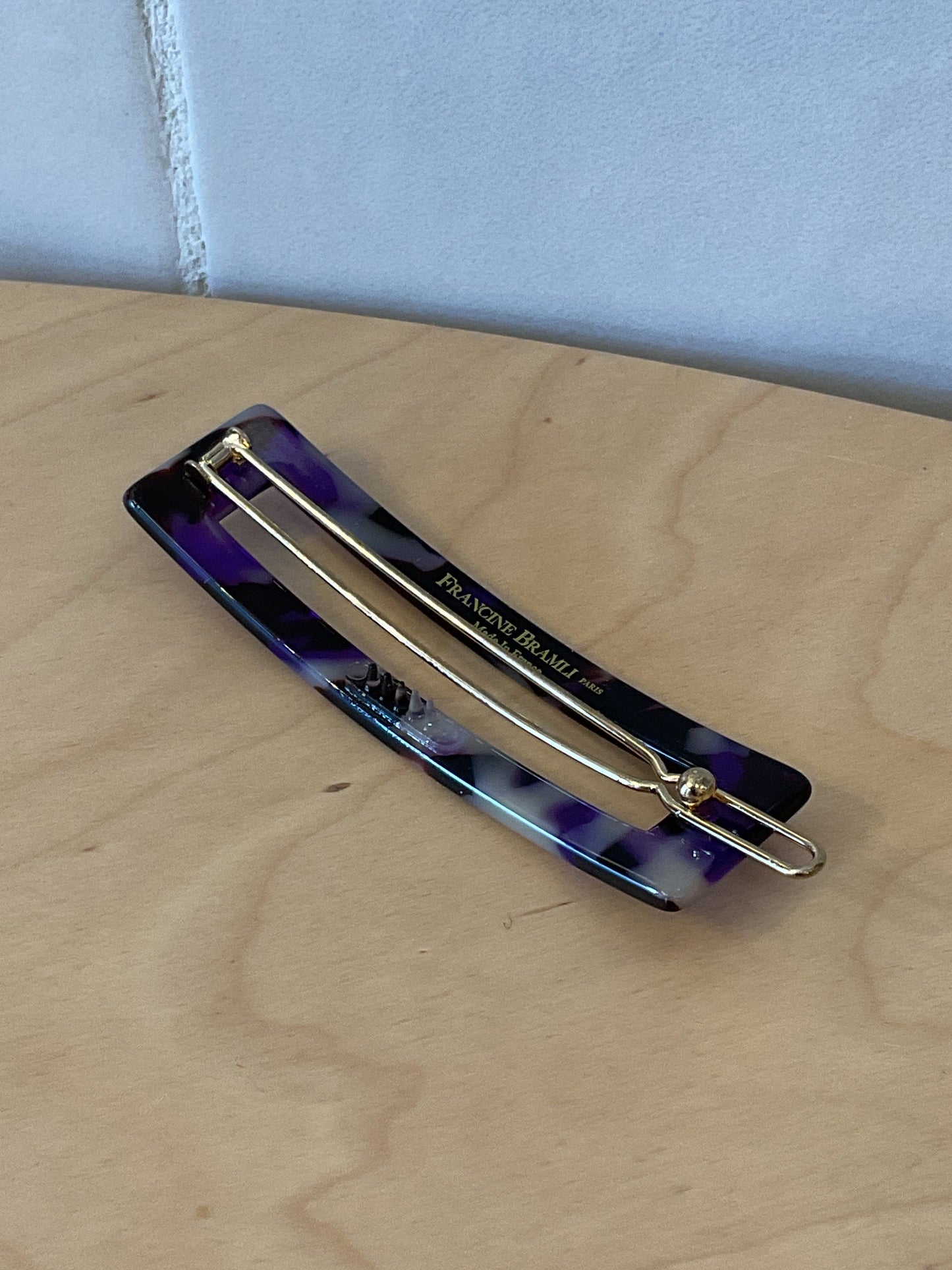 Chloe Hair Bars Purple - Francine Bramli