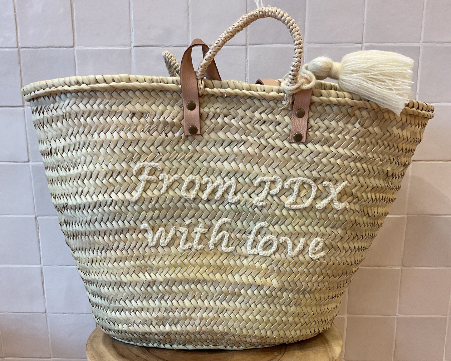 Moroccan Basket From PDX with Love