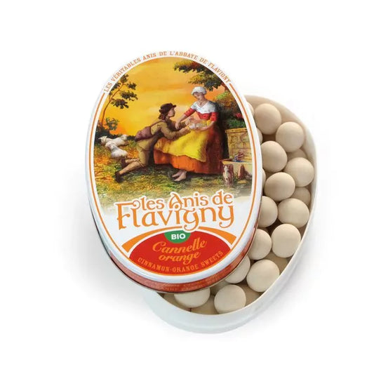 Oval Tin Cinnamon-Orange Organic Anis de Flavigny