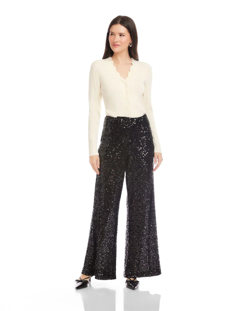 Poppy Pants Sparkling Black