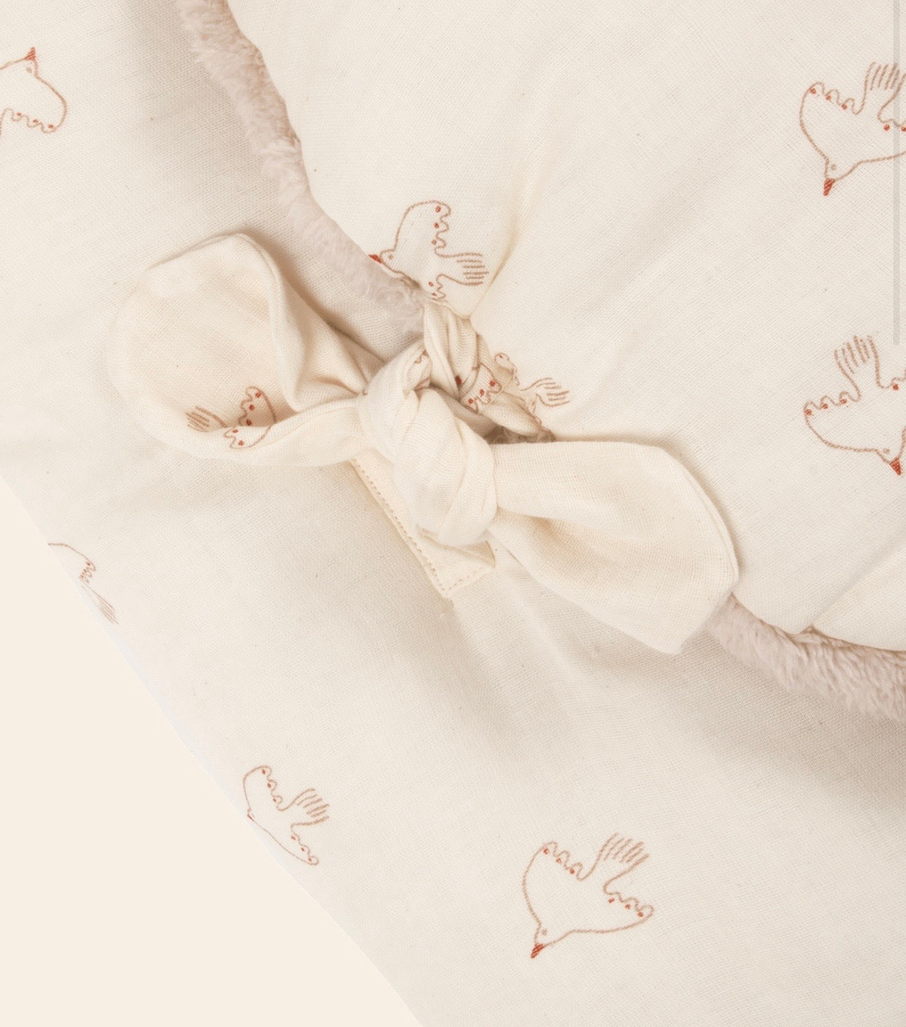 Baby Nest/Nid d’ange Wabi Sabi cozy (0-3M) - Brown Hoshi Birds