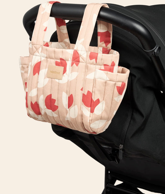 Hyde Park stroller organizer bag red tulip