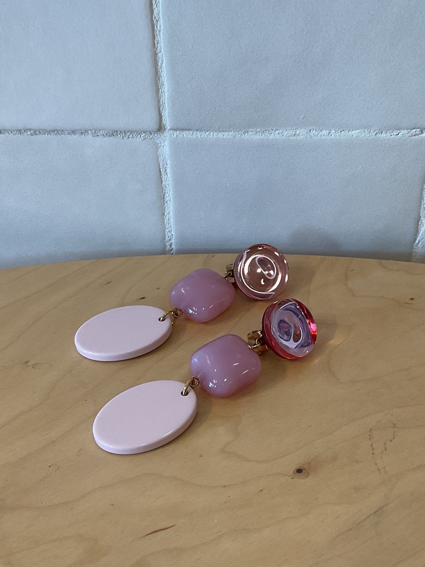 Clarissa Earrings Pink