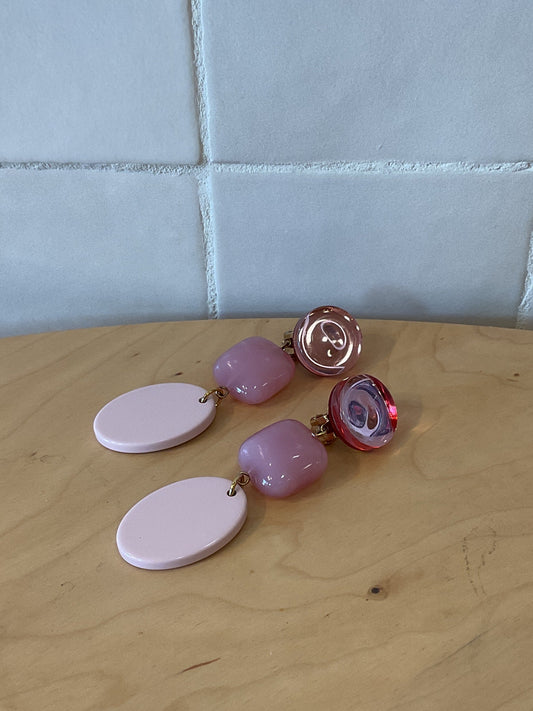 Clarissa Earrings Pink