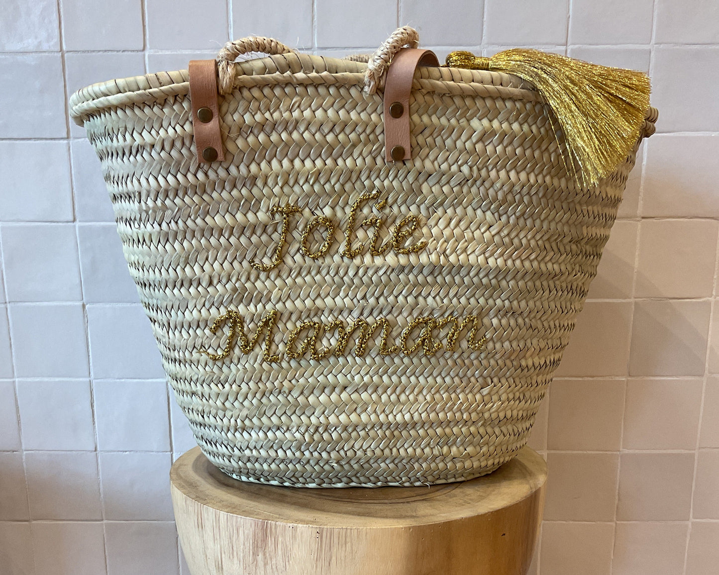Moroccan Basket Bag Jolie Maman