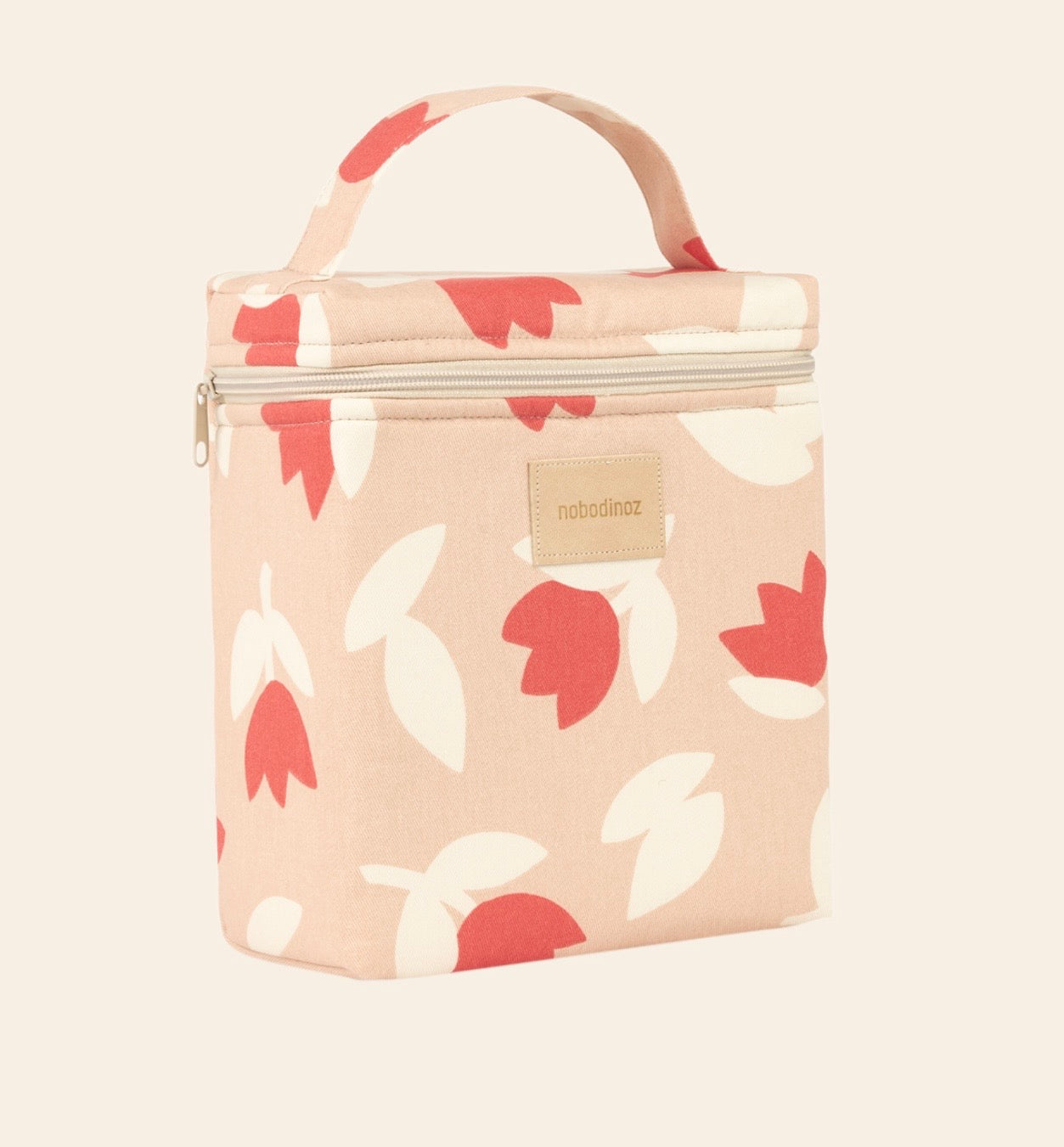 Insulated baby bottle & lunch bag Hyde Park - Red tulips