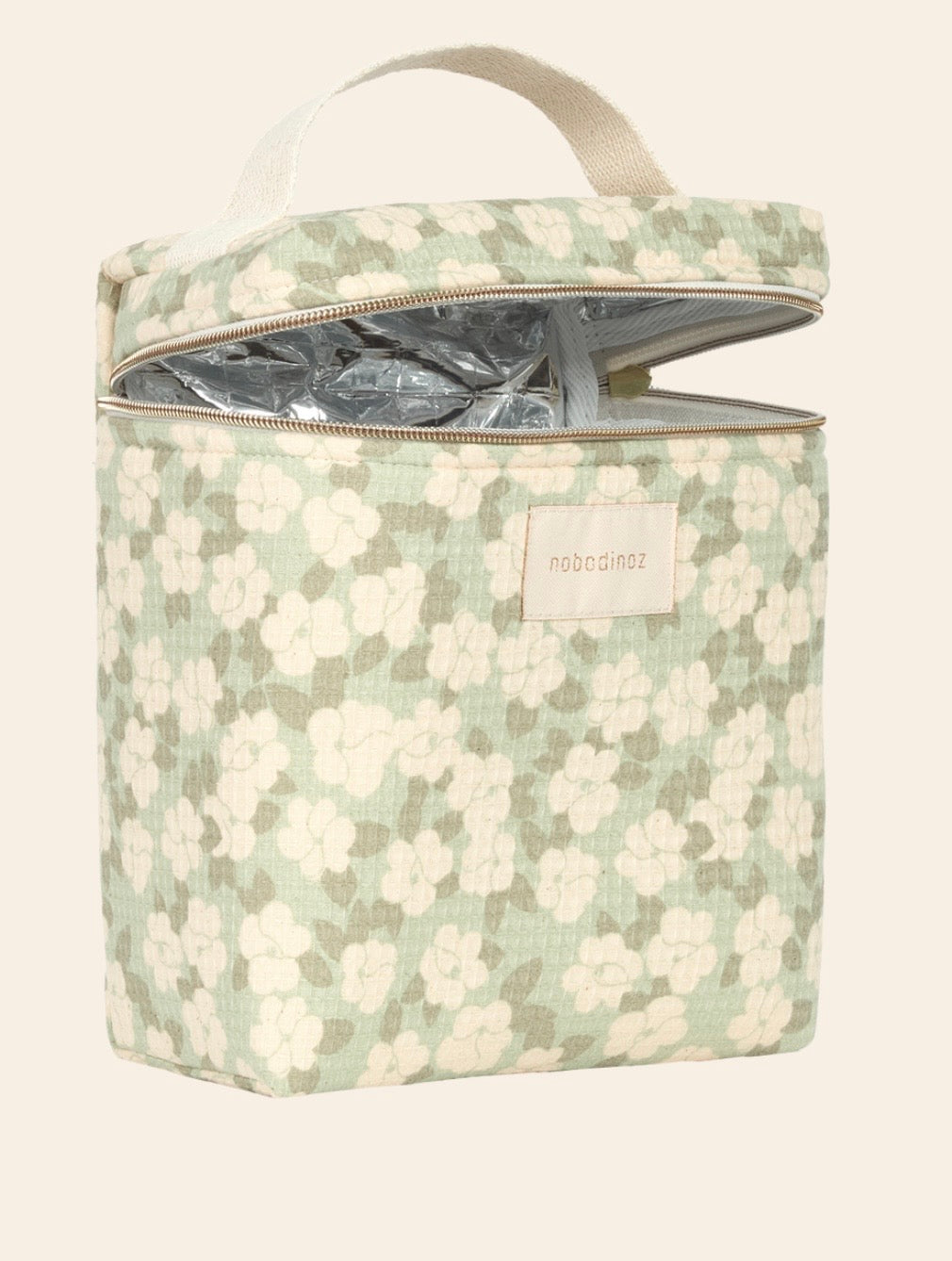Insulated baby bottle & lunch bag concerto opera - Green sakura