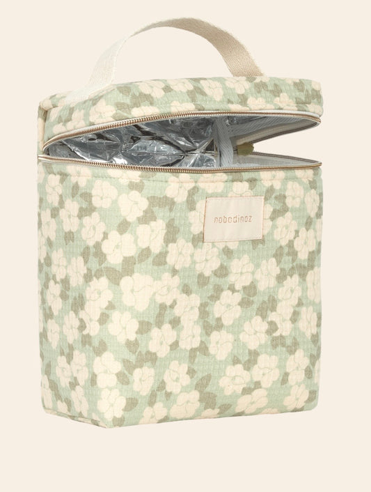 Insulated baby bottle & lunch bag concerto opera - Green sakura