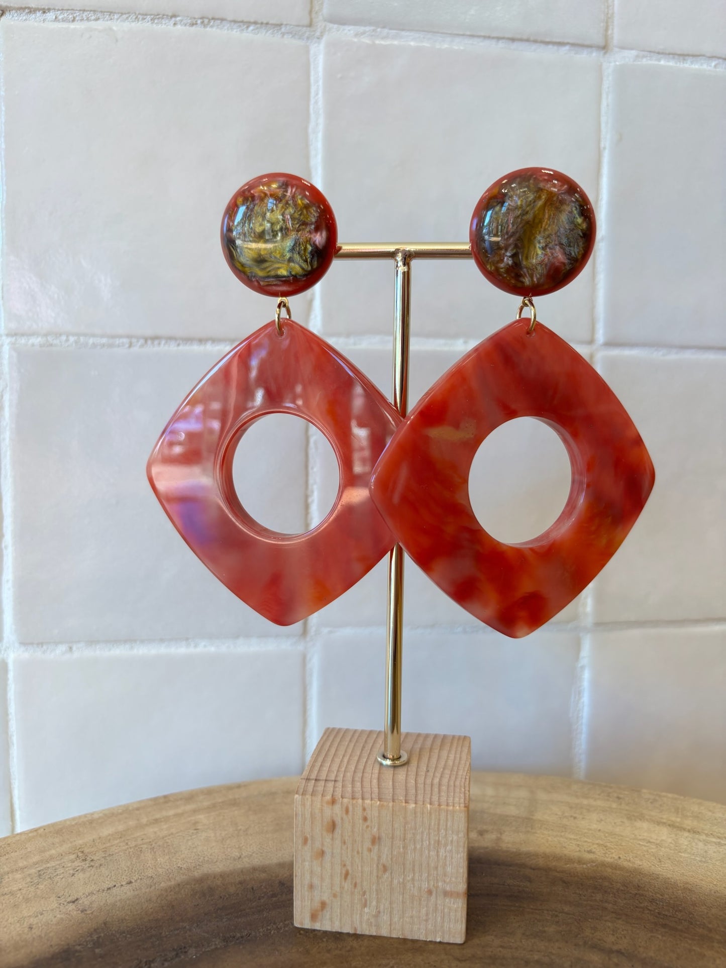 Lili XL Earrings red