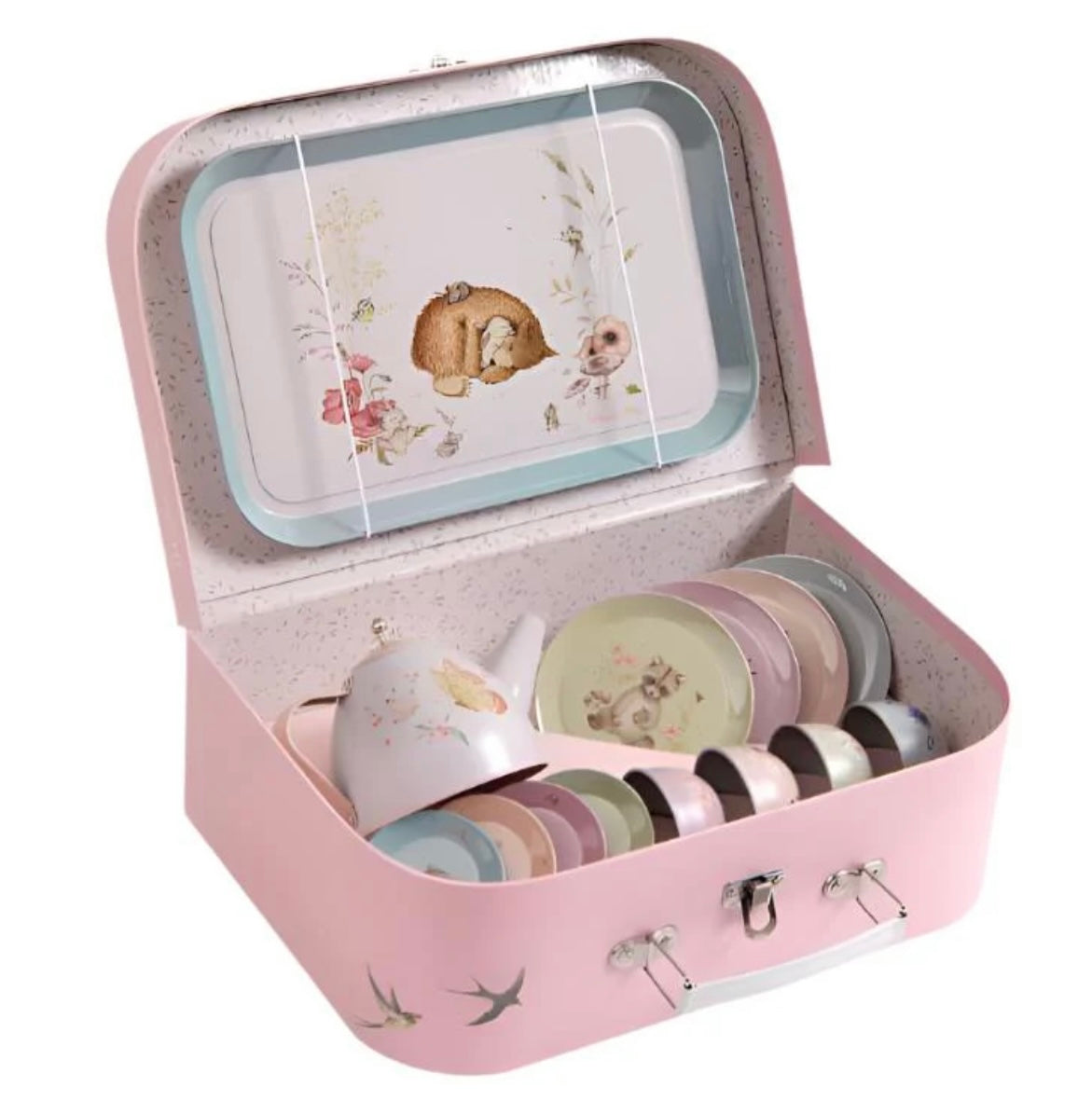 Suitcase Tea Party Metal Set - The Rosalie’s