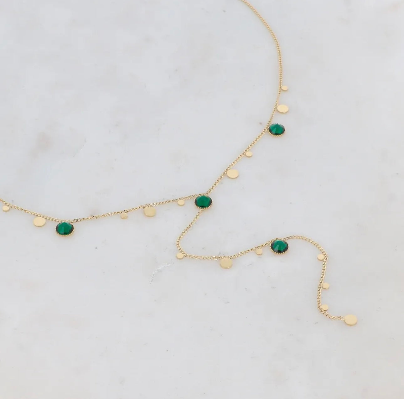 Khalissa Y Necklace Gold