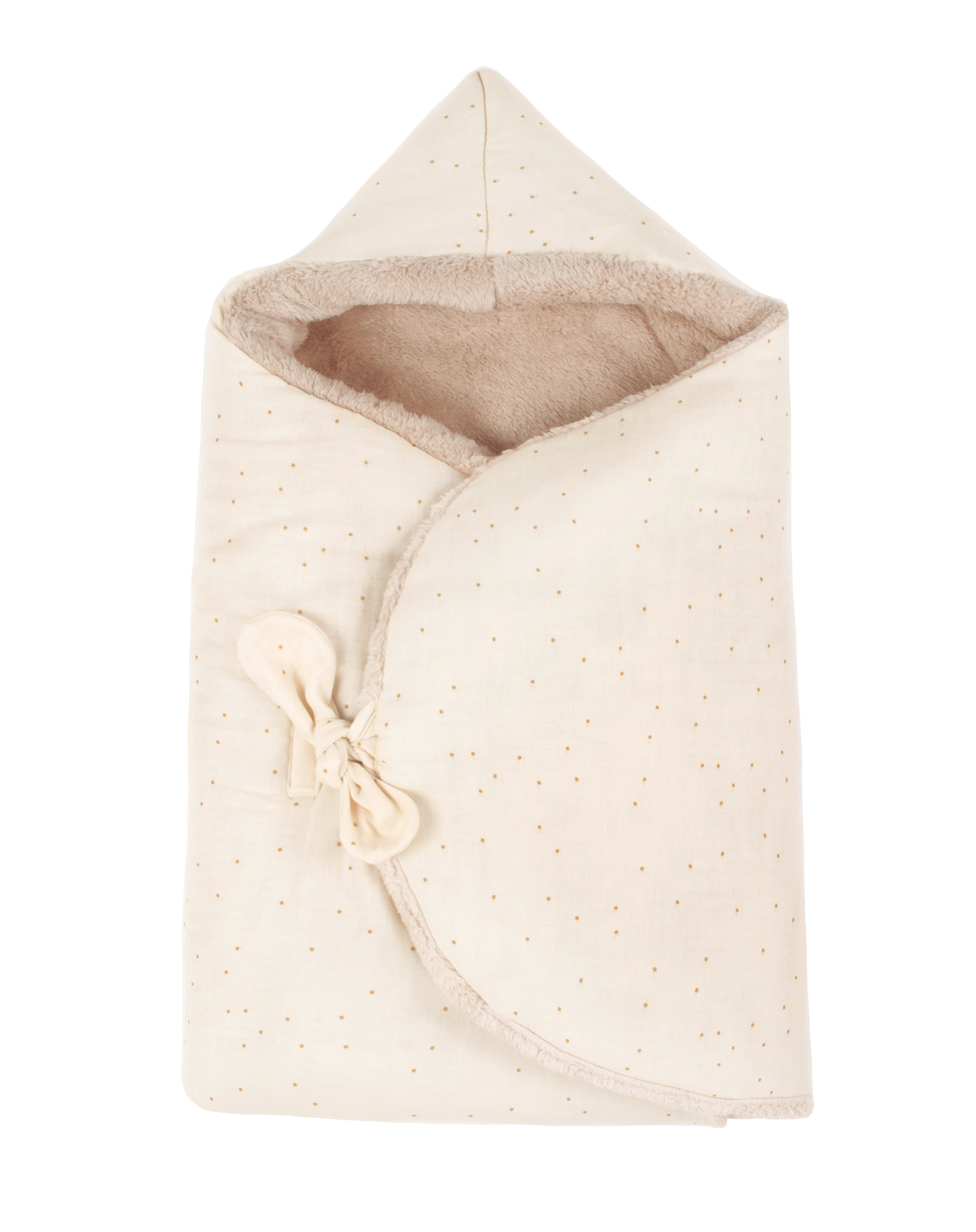 Baby Nest/Nid d’ange Wabi Sabi cozy (0-3M) - Natural Sweet Dots
