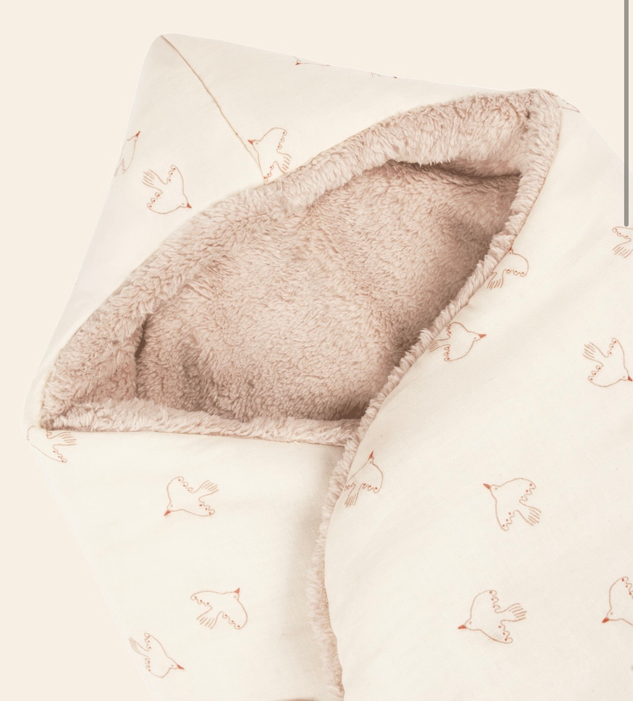 Baby Nest/Nid d’ange Wabi Sabi cozy (0-3M) - Brown Hoshi Birds
