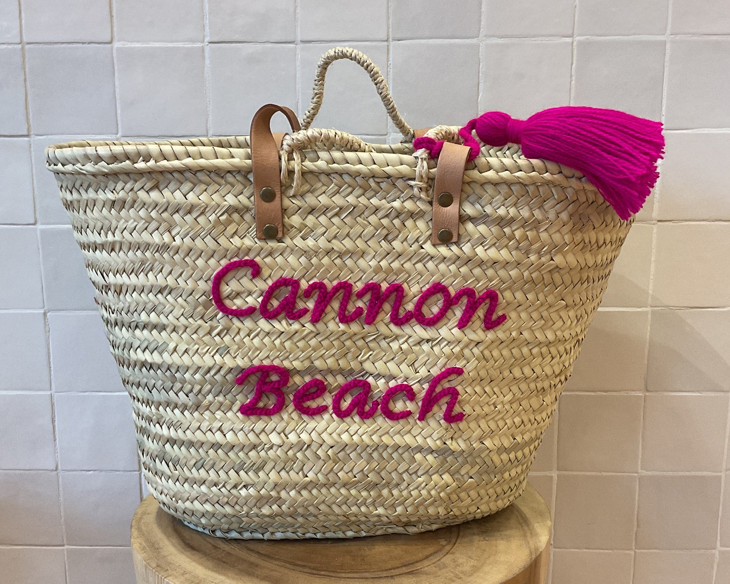 Moroccan Basket Cannon Beach