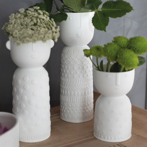Porcelain Vase Natural Form Stella 4.1” - R16458