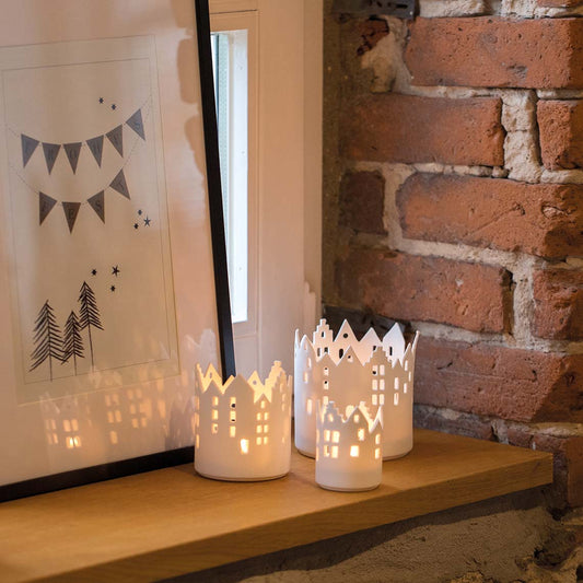 Candle Holder Cityscape Courtyard 2.2