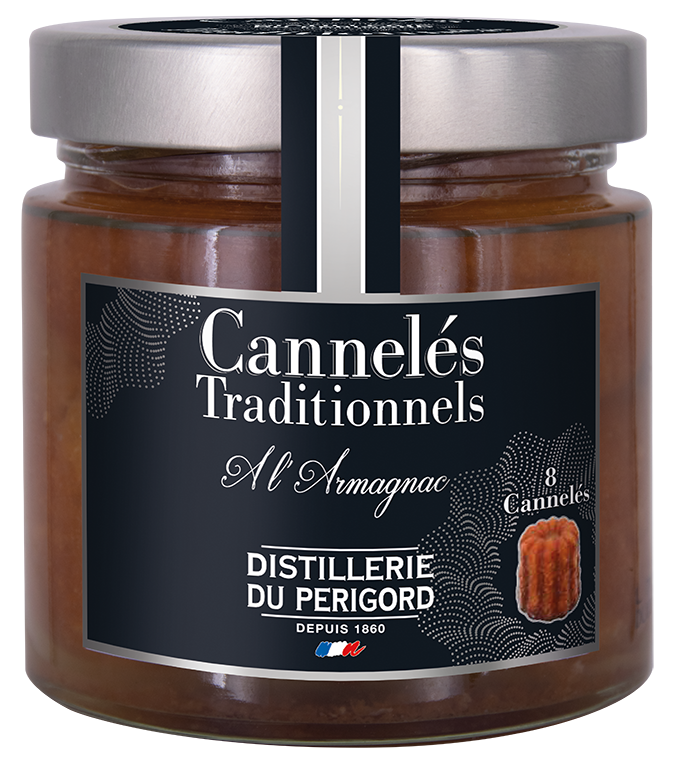 8 canelés w/ Armagnac 18% - Distillerie du Périgord 380g (13.4oz)