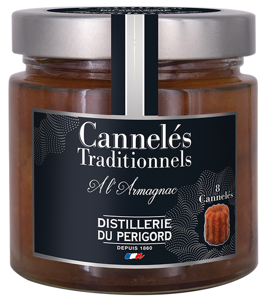 8 canelés w/ Armagnac 18% - Distillerie du Périgord 380g (13.4oz)