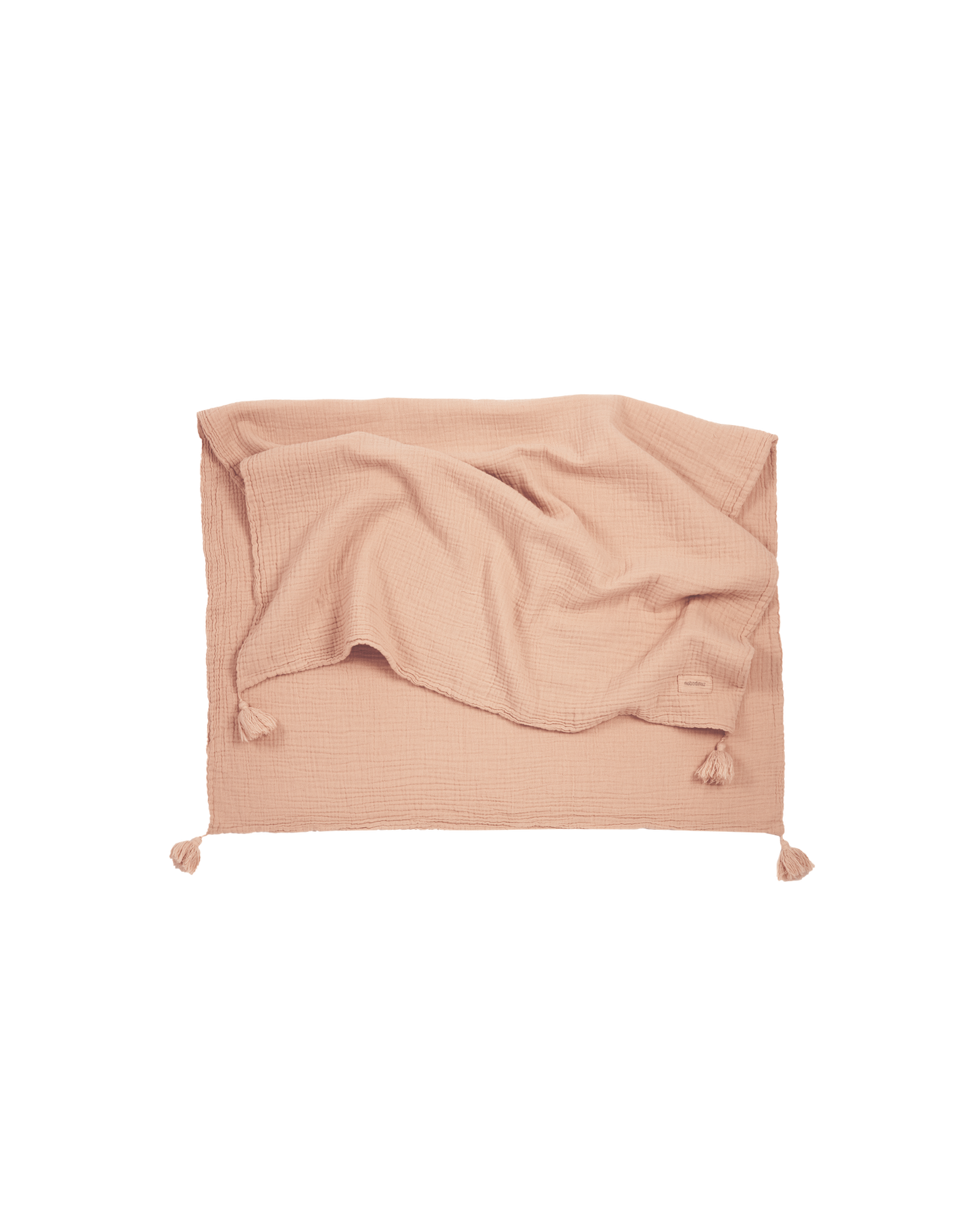 Wabi Sabi Baby blanket Washed double Muslin Gauze cotton - Powder Pink