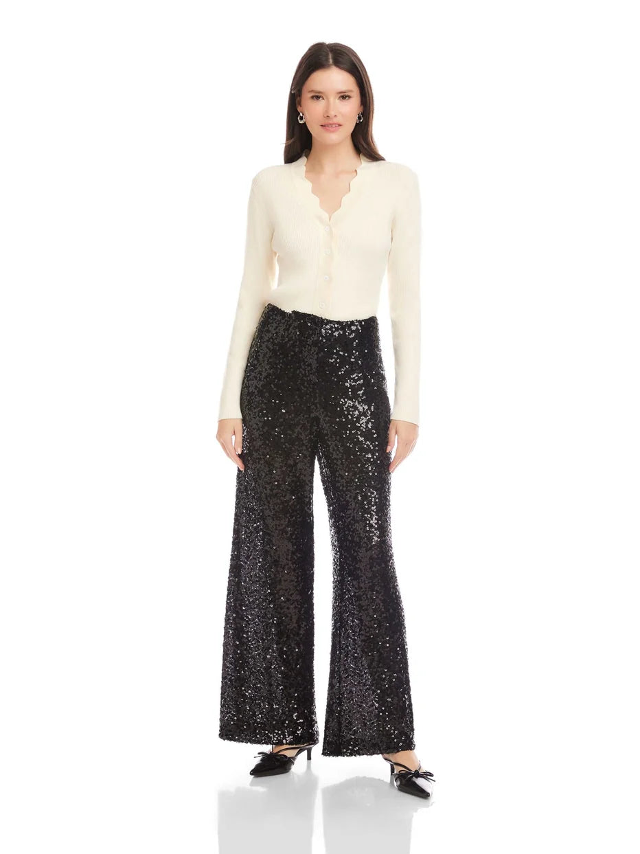Poppy Pants Sparkling Black