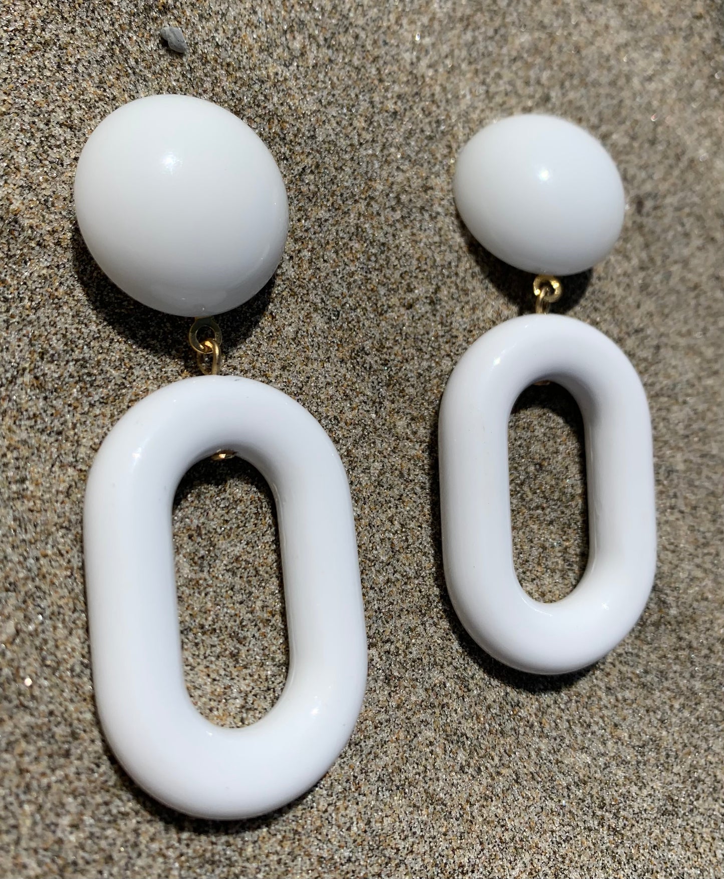 Anthemis Earrings White - Francine Bramli