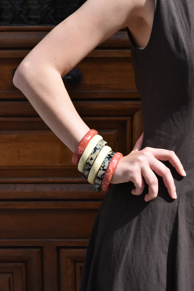 Maia Medium Bangle Bracelet - Francine Bramli