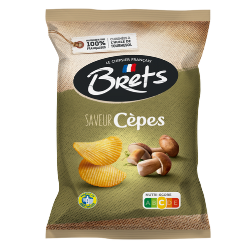 Potato Chips Ceps mushroom 125g - Brets