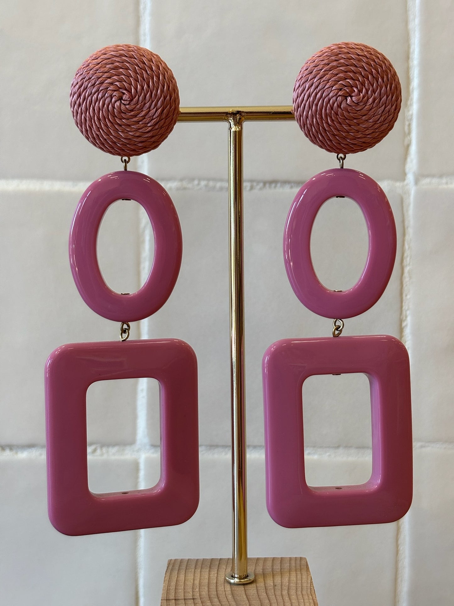 Paula Earrings Pink