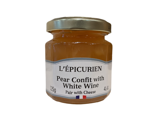 Pear Confit with White Wine L’Épicurien
