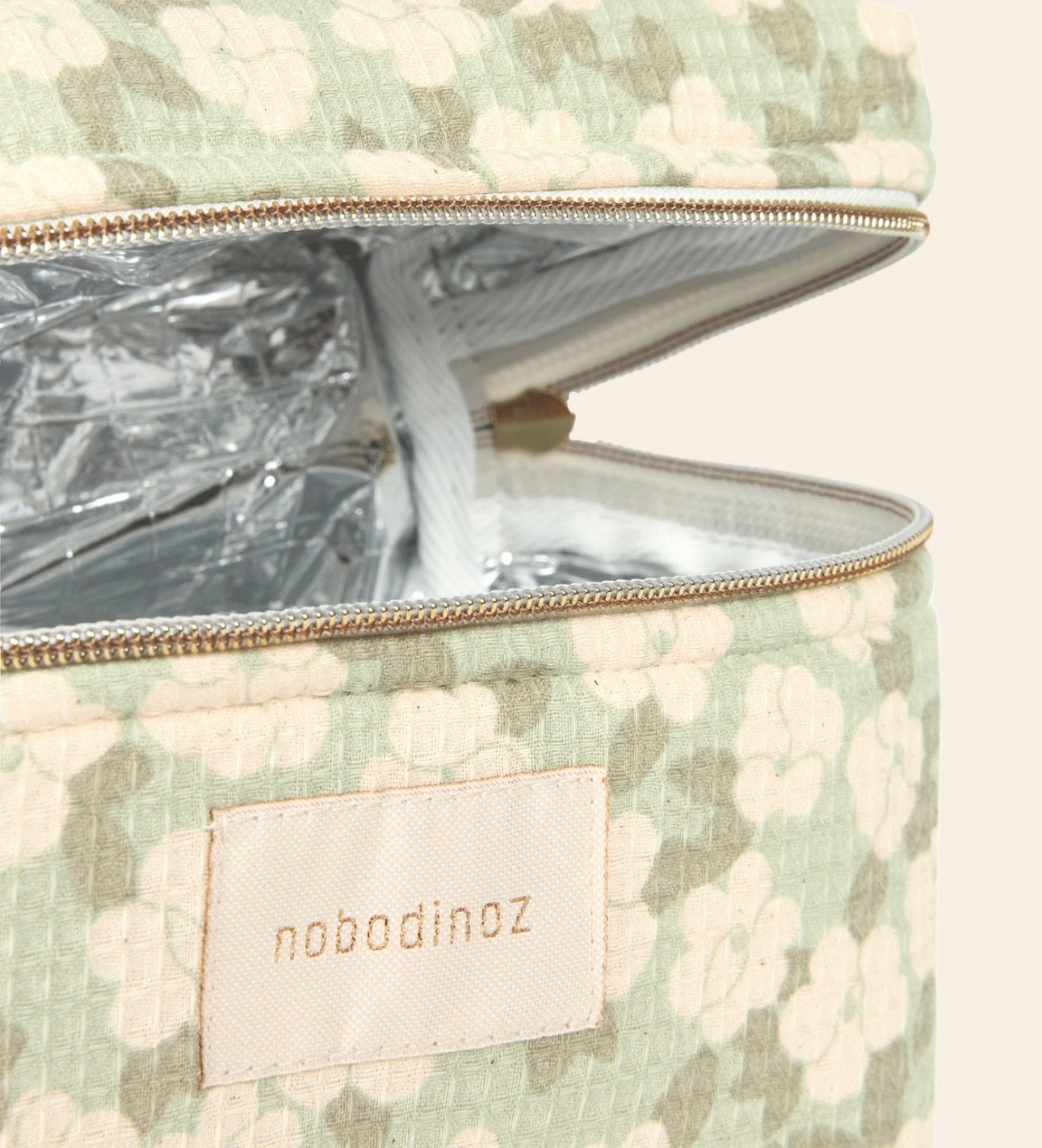 Insulated baby bottle & lunch bag concerto opera - Green sakura